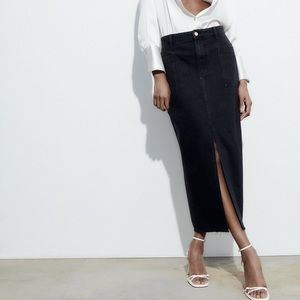 Zara denim skirt